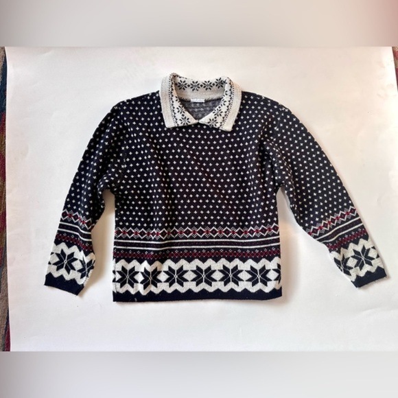 Vintage Festive Ski Sweater - Picture 1 of 4